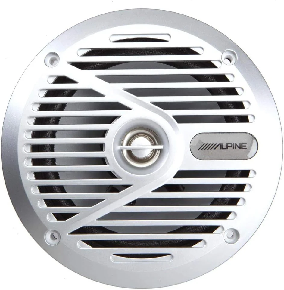 بلندگوهای دریایی کواکسیال دو طرفه آلپاین SPS-M601، ۱۱۰ وات، ۶-۱/۲ اینچ، ۶.۵ اینچ، نوع S - نقره ای بلندگوهای دریایی کواکسیال دو طرفه آلپاین SPS-M601، ۱۱۰ وات، ۶-۱/۲ اینچ، ۶.۵ اینچ، نوع S - نقره ای