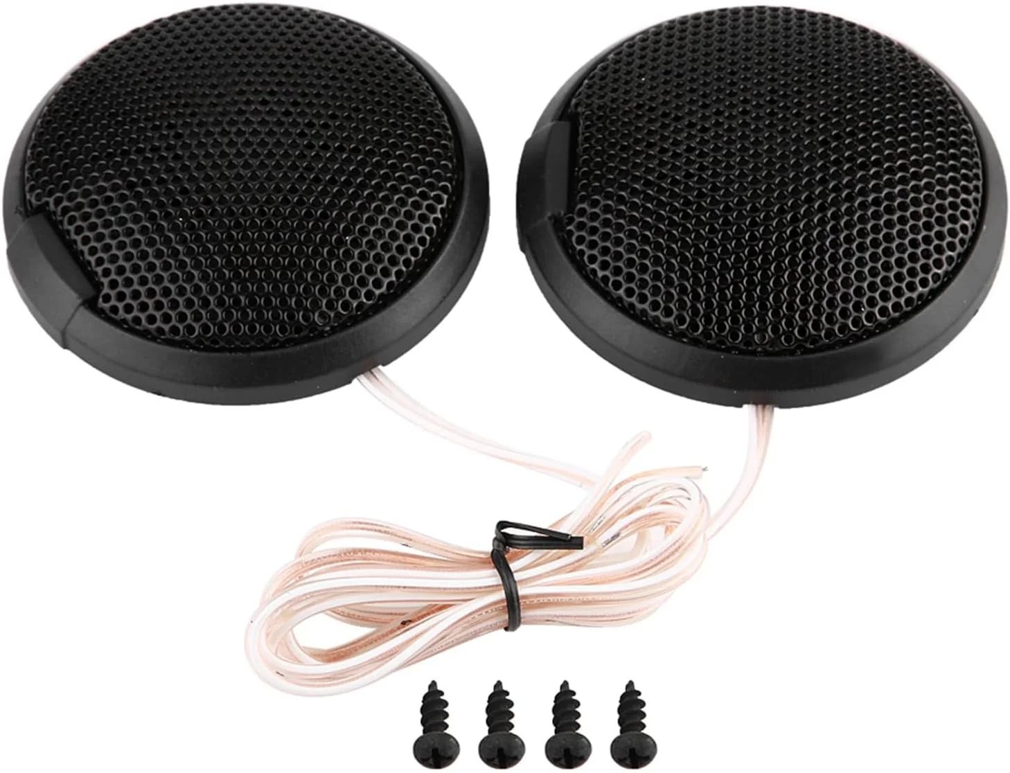 بلندگوی کوچک خودرو AITECHSTEEL 80W، بلندگوی گرد چسبان، بلندگوی خودرو مشکی، طراحی سبک و جمع و جور، کاربرد عمومی برای اکثر خودروها