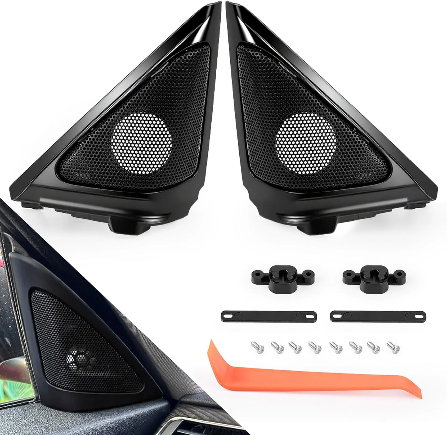 روکش بلندگوی درب جلوی داخلی خودرو AICARS سازگار با هوندا آکورد 2018-2022