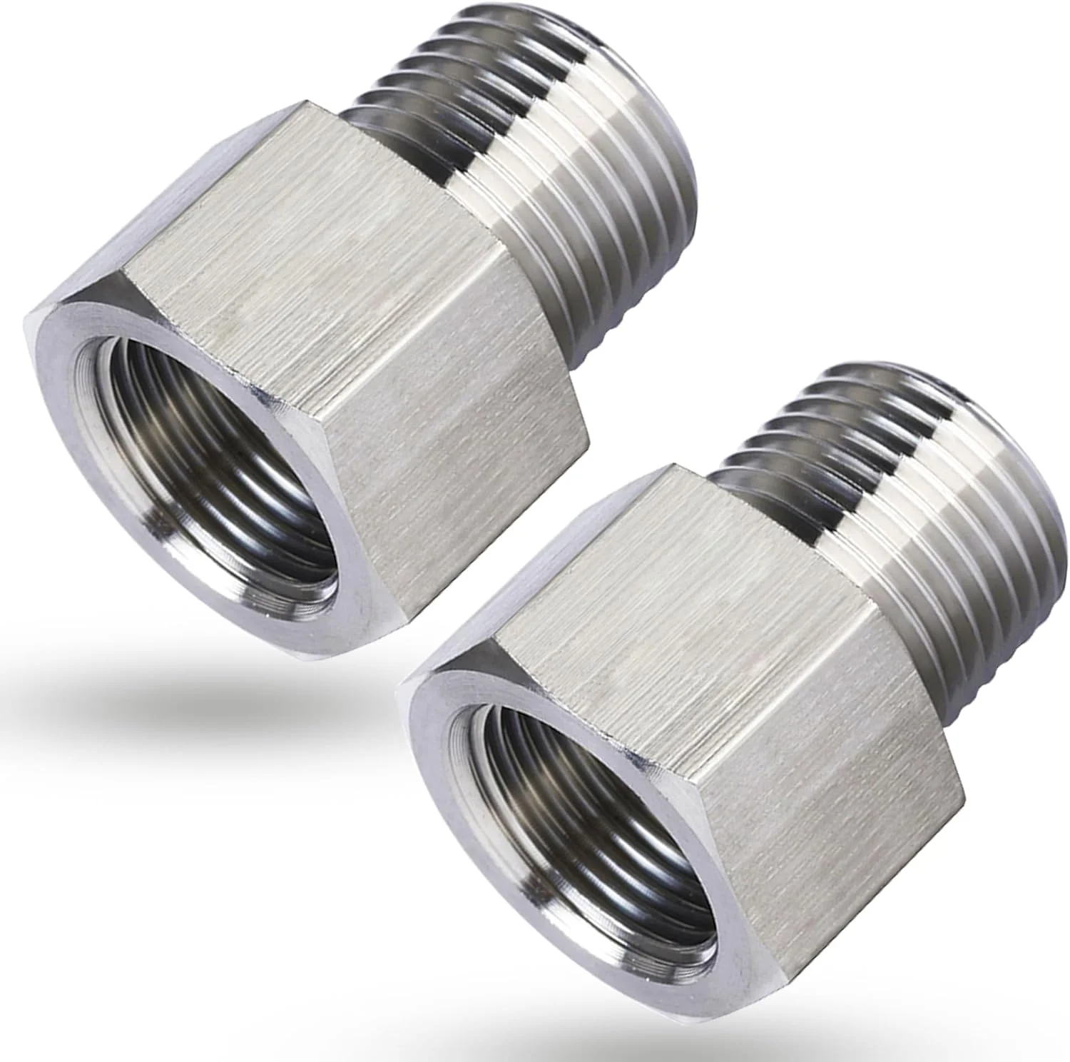 تبدیل کاهنده 3/8 اینچ نر به 1/2 اینچ ماده، اتصال دهنده لوله کاهنده فولاد ضد زنگ 304، اتصالات لوله کاهنده 1/2 اینچ NPT ماده X 3/8 اینچ NPT نر (1/2 ماده X 3/8 نر) تبدیل کاهنده 3/8 اینچ نر به 1/2 اینچ ماده، اتصال دهنده لوله کاهنده فولاد ضد زنگ 304، اتصالات لوله کاهنده 1/2 اینچ NPT ماده X 3/8 اینچ NPT نر (1/2 ماده X 3/8 نر)