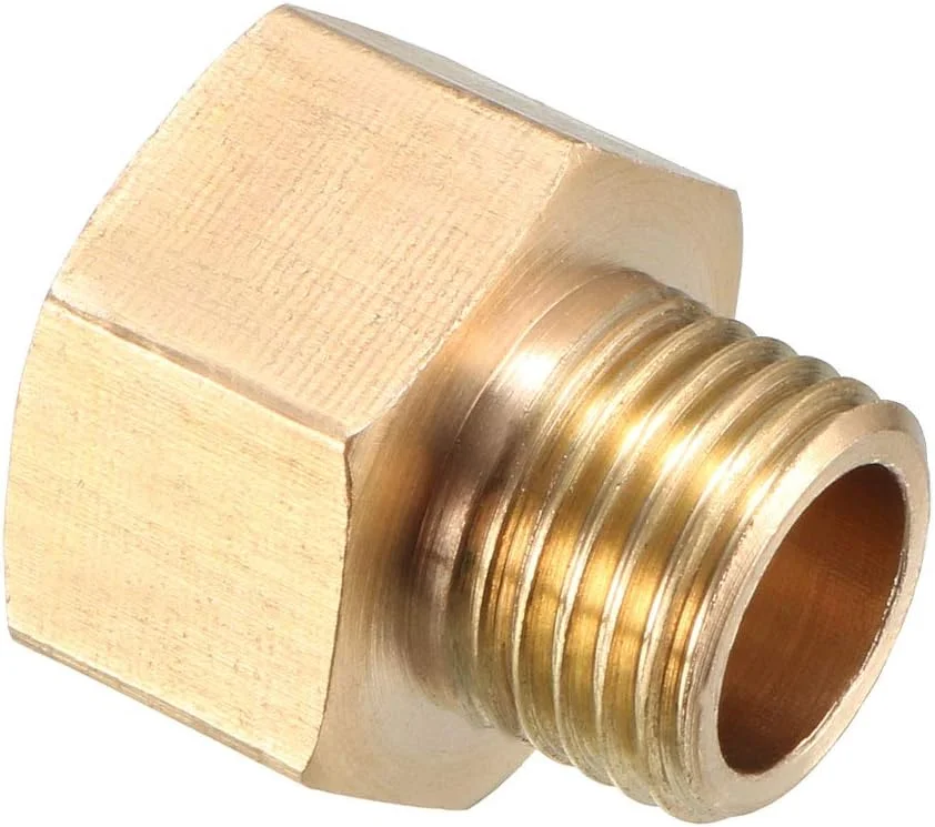 اتصال لوله برنجی sourcing map، رزوه G1/4 نر به G3/8 ماده، 3 عدد اتصال لوله برنجی sourcing map، رزوه G1/4 نر به G3/8 ماده، 3 عدد