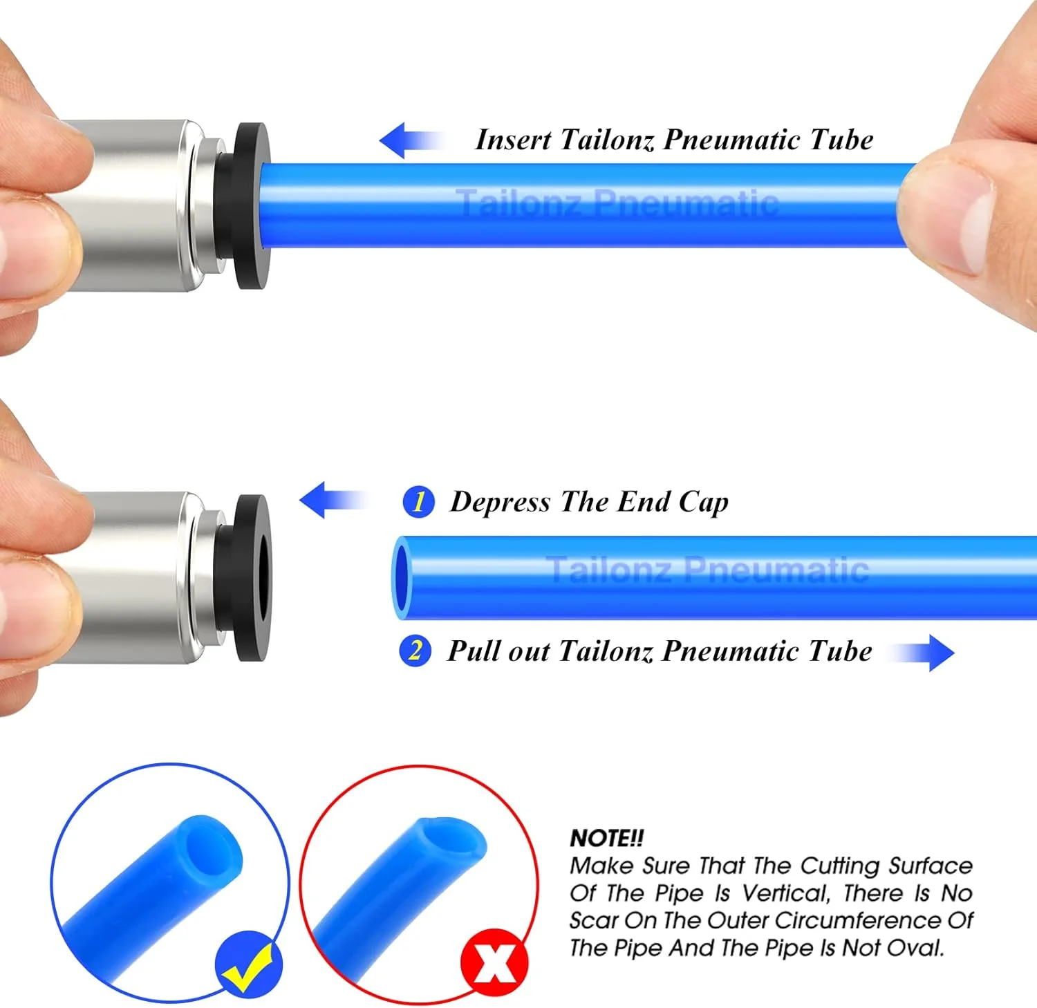 شیر یک طرفه پنوماتیک 6 میلی متری TAILONZ، اتصال سریع مشکی، اتصال لوله گاز، شیر یک طرفه SPU، 5 عدد شیر یک طرفه پنوماتیک 6 میلی متری TAILONZ، اتصال سریع مشکی، اتصال لوله گاز، شیر یک طرفه SPU، 5 عدد