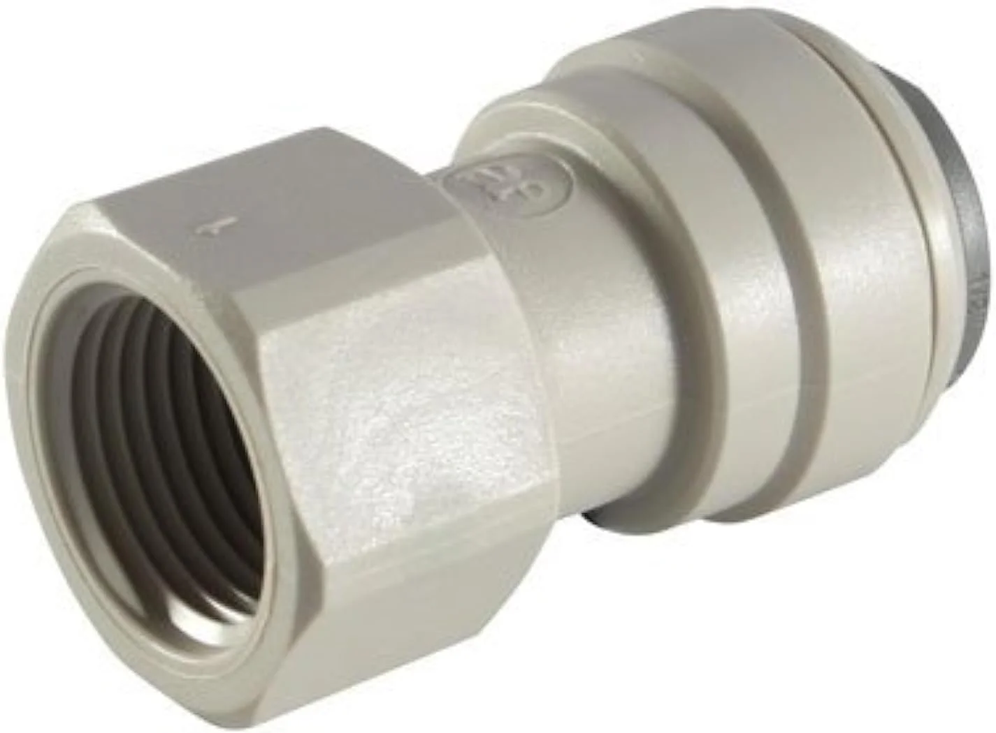 اتصال مادگی 3/8 اینچ BSP جان گست - مناسب لوله 3/8 اینچ OD - رزوه BSPP، سر تخت (اتصالات فشاری، اندازه امپریال) اتصال مادگی 3/8 اینچ BSP جان گست - مناسب لوله 3/8 اینچ OD - رزوه BSPP، سر تخت (اتصالات فشاری، اندازه امپریال)