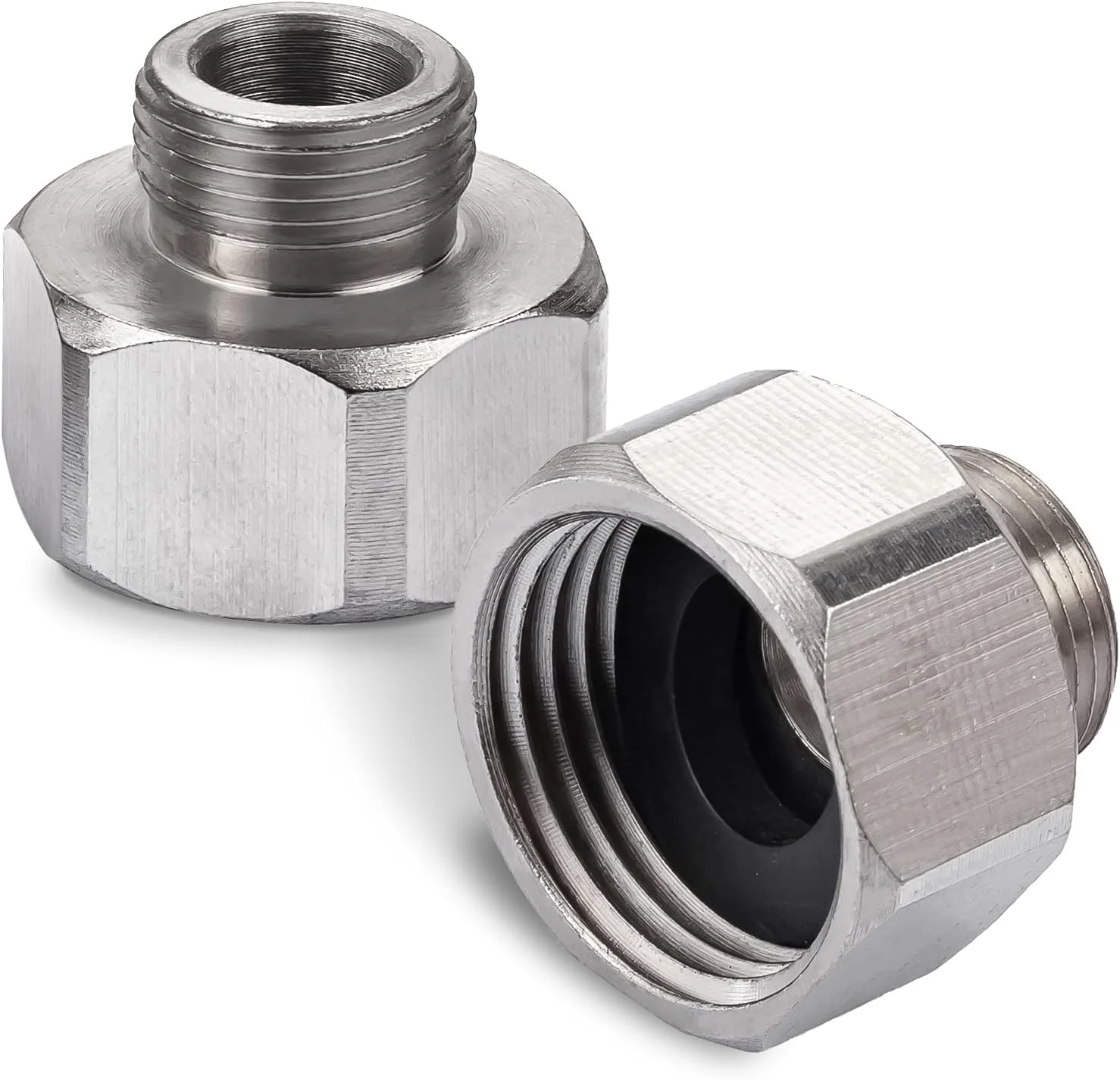 تبدیل 1/2 به 3/8 اینچ کیکیمپرو، تبدیل کننده 3/8 مادگی به 1/2 نری، اتصالات شیلنگ خط لوله آب، اتصالات فشاری برنجی، 2 عدد تبدیل 1/2 به 3/8 اینچ کیکیمپرو، تبدیل کننده 3/8 مادگی به 1/2 نری، اتصالات شیلنگ خط لوله آب، اتصالات فشاری برنجی، 2 عدد