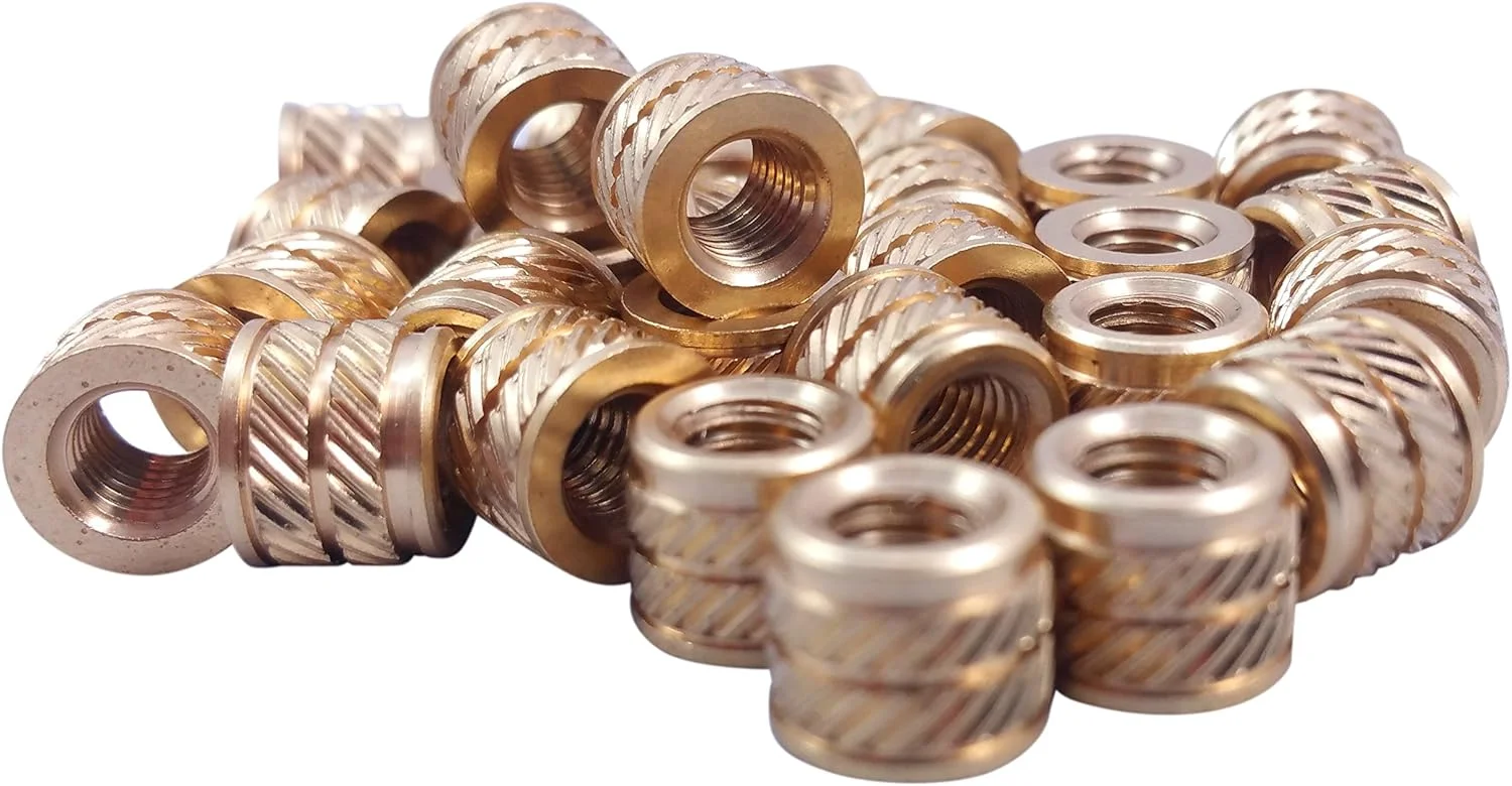 [initeq] درج های حرارتی رزوه دار M6-1.0 برای چاپ سه بعدی (20 عدد، کوتاه)