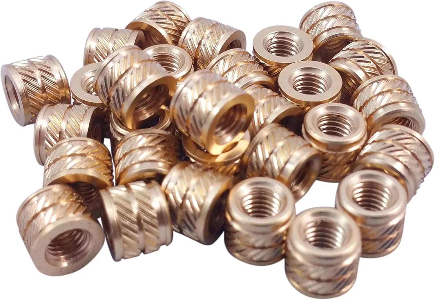 [initeq] درج های حرارتی رزوه دار M6-1.0 برای چاپ سه بعدی (20 عدد، کوتاه)