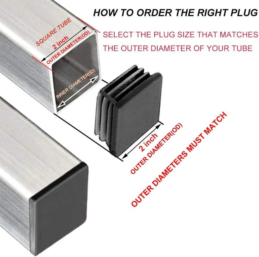 20 عدد درپوش پلاستیکی مربعی، (2 اینچ) درپوش های انتهایی لوله مربعی، درپوش های انتهایی لوله Hydanle، درپوش های محافظ انتهایی، درپوش های بسته لوله مربعی، پوشش های انتهایی برای میز لوله مربعی، صندلی، قفسه 20 عدد درپوش پلاستیکی مربعی، (2 اینچ) درپوش های انتهایی لوله مربعی، درپوش های انتهایی لوله Hydanle، درپوش های محافظ انتهایی، درپوش های بسته لوله مربعی، پوشش های انتهایی برای میز لوله مربعی، صندلی، قفسه