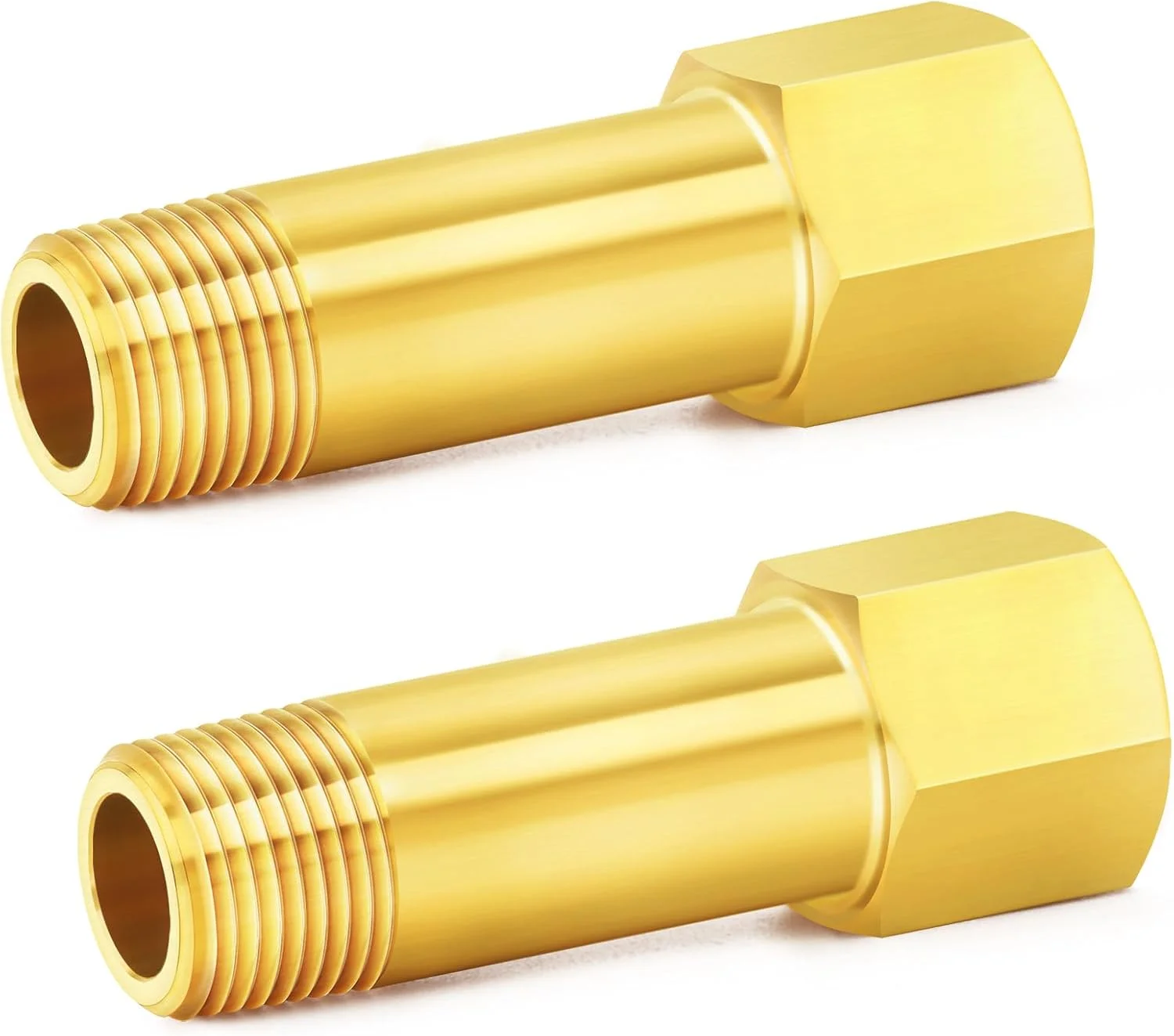 اتصالات لوله برنجی ChillWaves، لوله بلند 1/2 اینچ NPT نر به 1/2 اینچ NPT مادگی، طول 2 اینچ (50 میلی متر) (2 عددی) اتصالات لوله برنجی ChillWaves، لوله بلند 1/2 اینچ NPT نر به 1/2 اینچ NPT مادگی، طول 2 اینچ (50 میلی متر) (2 عددی)