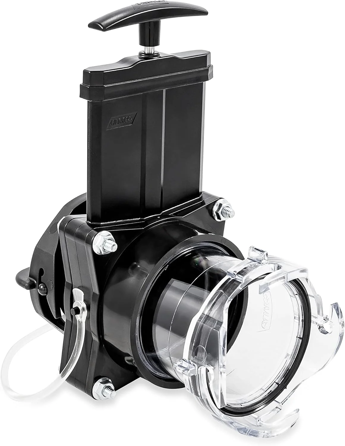 دریچه تخلیه فاضلاب کمپر/کاروان کمکو - دارای آداپتور شفاف 3.5 اینچی داخلی و 4 شاخک سرنیزه ای - مناسب برای اتصالات فاضلاب 3 اینچی و اتصال آسان به لوله تخلیه کاروان (39053) دریچه تخلیه فاضلاب کمپر/کاروان کمکو - دارای آداپتور شفاف 3.5 اینچی داخلی و 4 شاخک سرنیزه ای - مناسب برای اتصالات فاضلاب 3 اینچی و اتصال آسان به لوله تخلیه کاروان (39053)