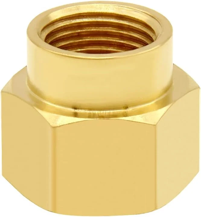 کوپلینگ کاهنده برنجی Hooshing، 2 عدد، تبدیل مادگی 1/2 اینچ NPT به مادگی 3/8 اینچ NPT، اتصالات لوله کاهنده کوپلینگ کاهنده برنجی Hooshing، 2 عدد، تبدیل مادگی 1/2 اینچ NPT به مادگی 3/8 اینچ NPT، اتصالات لوله کاهنده