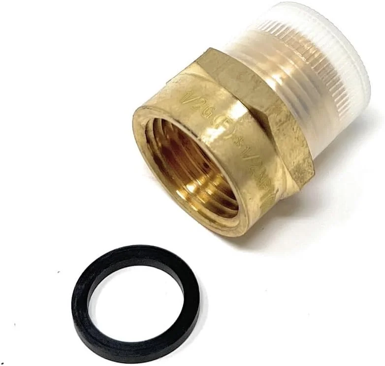 اتصال تبدیل رزوه نر G 1/2 اینچ به رزوه ماده NPT 1/2 اینچ