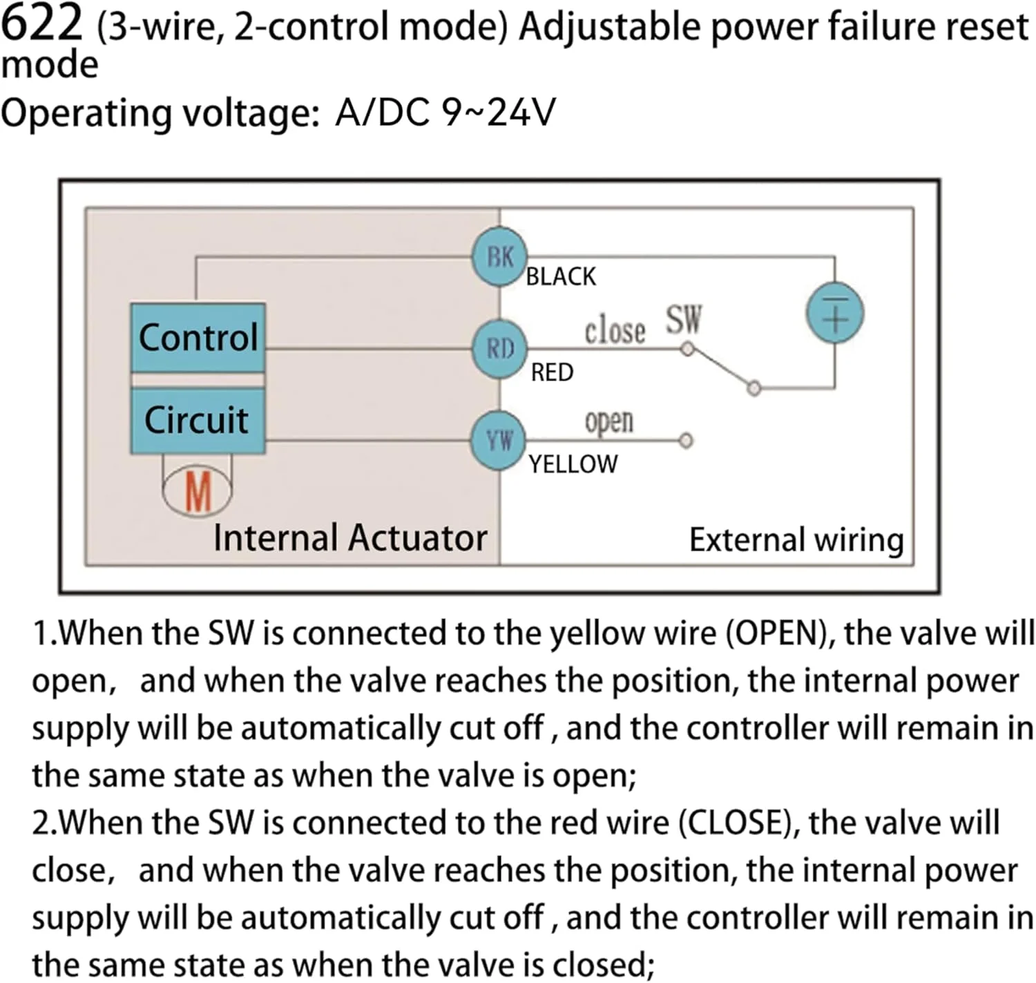 شیر توپی برقی موتوری HFS(R) - 1/4 اینچ NPT با پورت کامل 8 میلی متری، 3 سیم 2 کنترل، استیل ضد زنگ 304، 9-24 ولت AC/DC برای کنترل سیالات شیر توپی برقی موتوری HFS(R) - 1/4 اینچ NPT با پورت کامل 8 میلی متری، 3 سیم 2 کنترل، استیل ضد زنگ 304، 9-24 ولت AC/DC برای کنترل سیالات