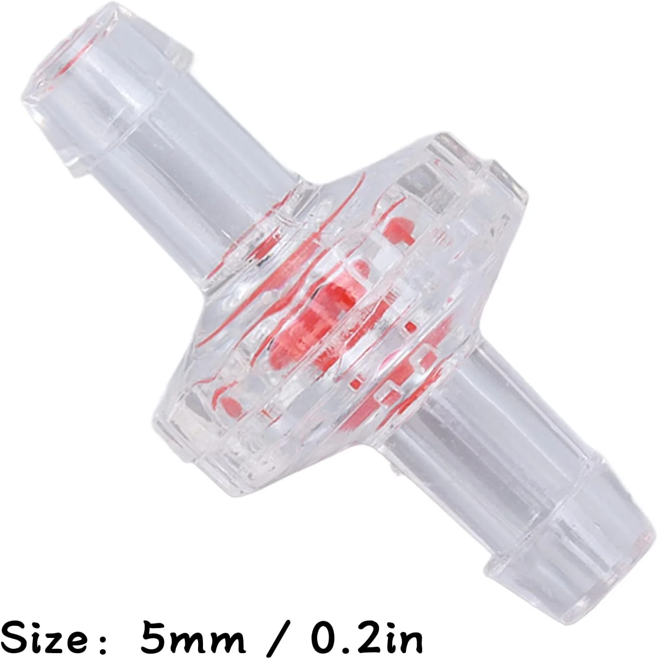 شیر یک طرفه Fyearfly، 10 عدد، شیر یک طرفه دیافراگمی پلاستیکی PP برای لوله آب، ورودی هوا آکواریوم (5 میلی متر، شفاف) شیر یک طرفه Fyearfly، 10 عدد، شیر یک طرفه دیافراگمی پلاستیکی PP برای لوله آب، ورودی هوا آکواریوم (5 میلی متر، شفاف)