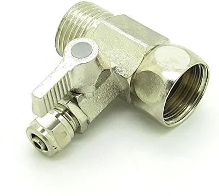 آداپتور آب ورودی فیلترهای آب YZM RO، شیر توپی 1/2 اینچ به 1/4 اینچ، اتصال شیر آب برای سیستم اسمز معکوس (آداپتور فیلتر 1/4)