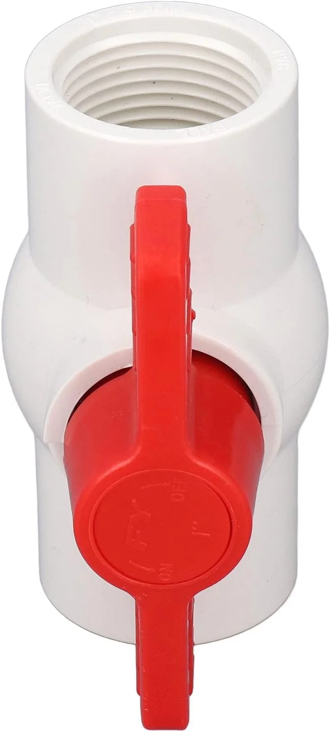 شیر توپی منبع آب 5 عددی اتصالات سریع لوله شلنگ پلاستیکی پی وی سی برای کنترل جریان آبپاش های منظره، استخرهای شنا، پارک های آبی، آکواریوم ها، مقاوم در برابر خوردگی و بادوام شیر توپی منبع آب 5 عددی اتصالات سریع لوله شلنگ پلاستیکی پی وی سی برای کنترل جریان آبپاش های منظره، استخرهای شنا، پارک های آبی، آکواریوم ها، مقاوم در برابر خوردگی و بادوام