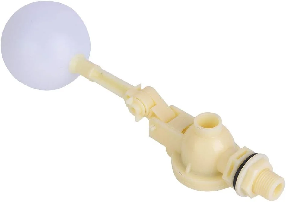 شیر جریان آب، شیر توپی شناور پلاستیکی ورودی رزوه ای نر G1/2 اینچ برای تجهیزات کوچک تامین آب شیر جریان آب، شیر توپی شناور پلاستیکی ورودی رزوه ای نر G1/2 اینچ برای تجهیزات کوچک تامین آب