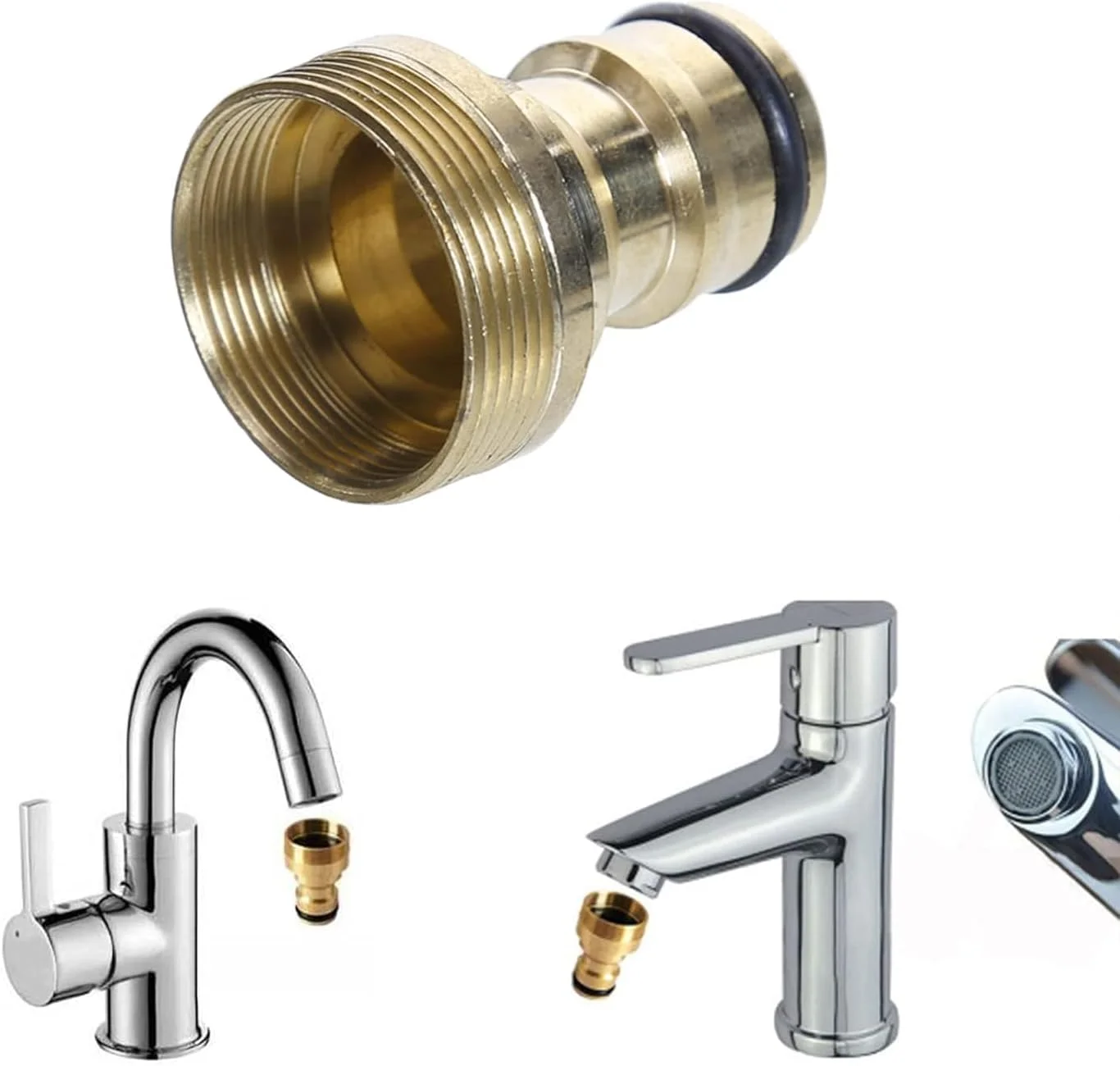 اتصال دهنده شیر آشپزخانه یونیورسال Everpert، آداپتور شلنگ میکسر، اتصالات لوله