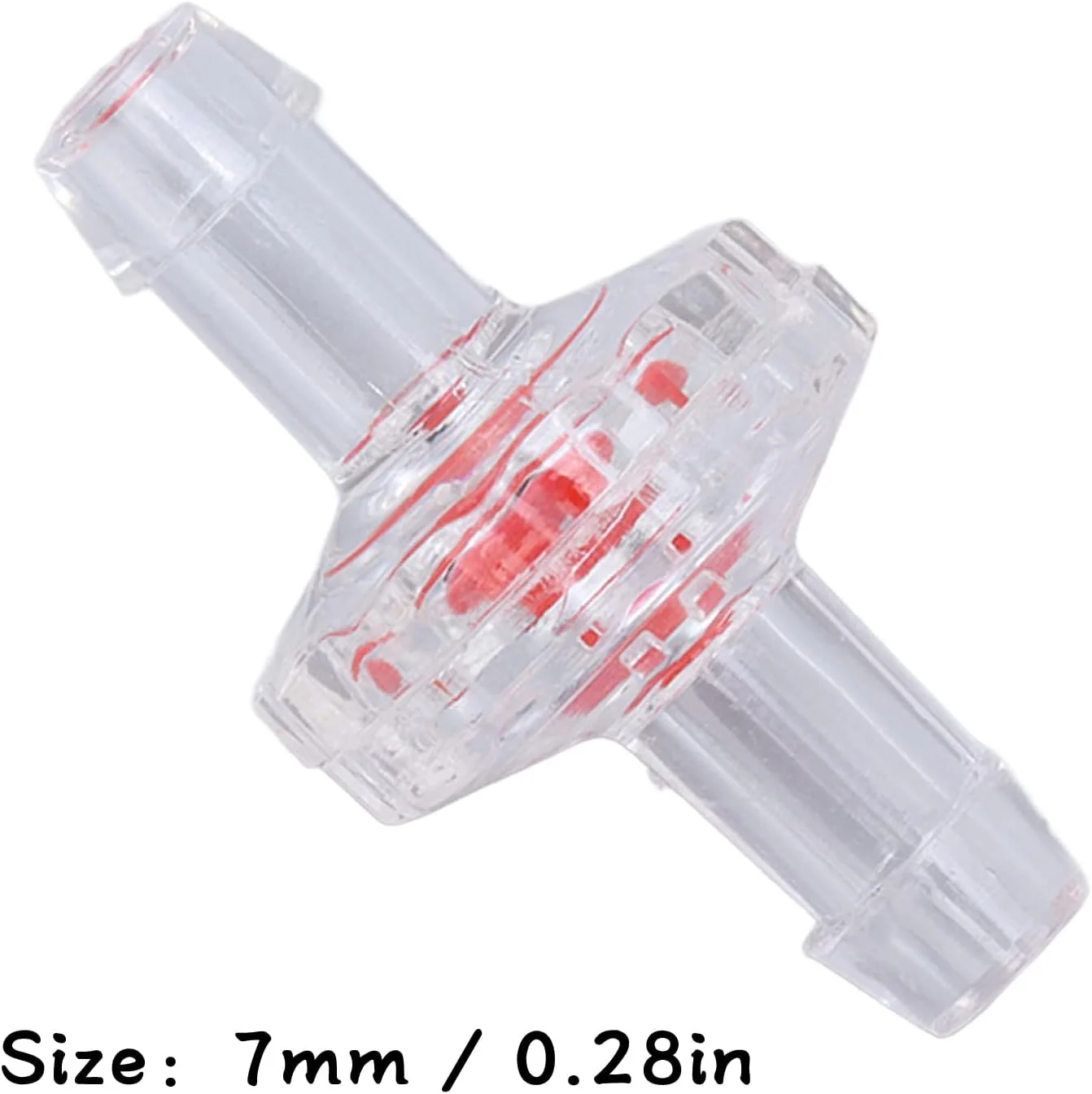 شیر یک طرفه Fyearfly، 10 عدد، شیر یک طرفه دیافراگمی پلاستیکی PP برای لوله آب، ورودی هوا، آکواریوم (7 میلی متر، شفاف) شیر یک طرفه Fyearfly، 10 عدد، شیر یک طرفه دیافراگمی پلاستیکی PP برای لوله آب، ورودی هوا، آکواریوم (7 میلی متر، شفاف)