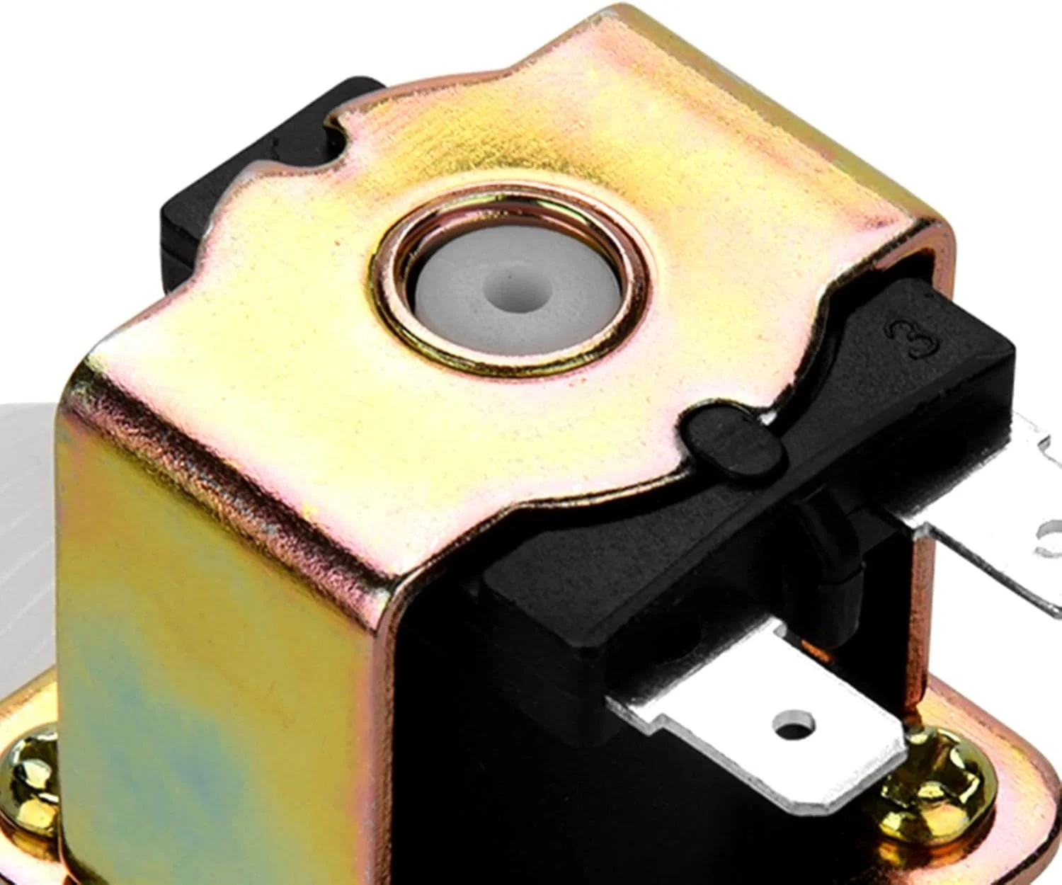 شیر برقی پلاستیکی 12 ولت DN20 G3/4، سوئیچ ورودی آب نرمال بسته برای تجهیزات تمیز کننده اتوماتیک، آبگرمکن خورشیدی، آبیاری باغ