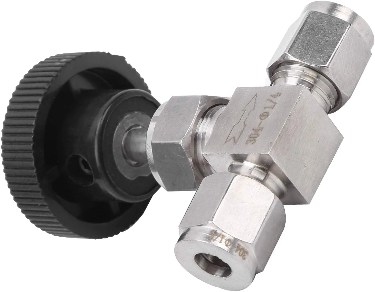 شیر استنلس استیل 304 Eujgoov، اتصالات فشاری دو فرولی برای آب، گاز و مایعات (Ф1/4) شیر استنلس استیل 304 Eujgoov، اتصالات فشاری دو فرولی برای آب، گاز و مایعات (Ф1/4)