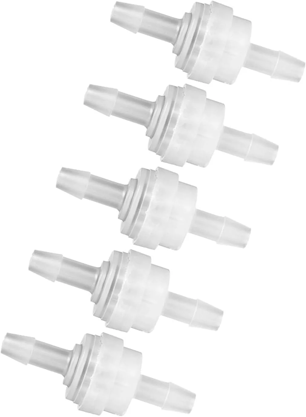 GLOGLOW مناسب برای تصفیه آب و دمای بالا، ایده آل برای تصفیه آب و هوا، ساخته شده از پلی پروپیلن درجه مواد غذایی، بسته 5 عددی شیرهای یک طرفه پلاستیکی Nan Nan (5mm) GLOGLOW مناسب برای تصفیه آب و دمای بالا، ایده آل برای تصفیه آب و هوا، ساخته شده از پلی پروپیلن درجه مواد غذایی، بسته 5 عددی شیرهای یک طرفه پلاستیکی Nan Nan (5mm)