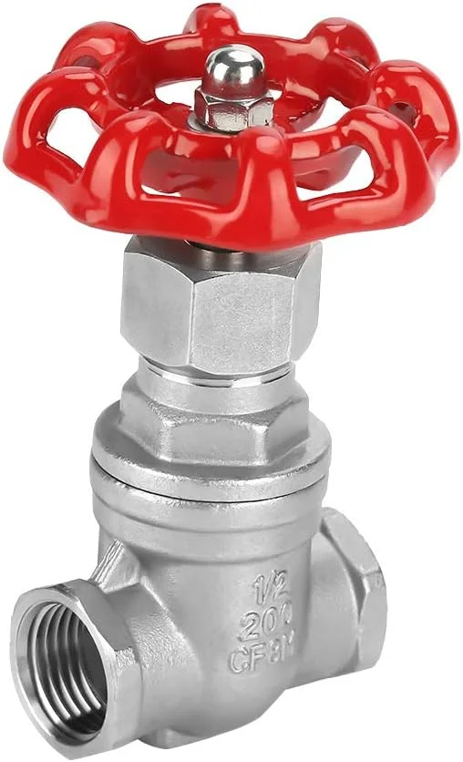 شیر دروازه ای استیل ضد زنگ DN15 BSPP G1/2 شیر کشویی چرخشی آب روغن گاز شیر دروازه ای استیل ضد زنگ DN15 BSPP G1/2 شیر کشویی چرخشی آب روغن گاز