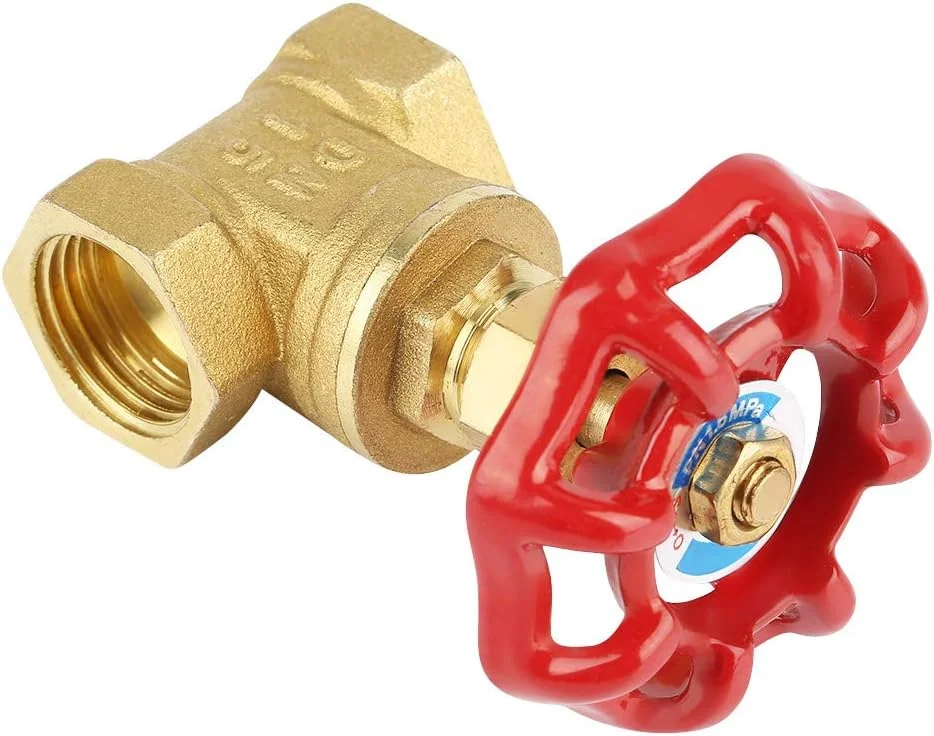 شیر دروازه ای برنجی، شیر کشویی چرخشی 232PSI آب، روغن، گاز DN15 برای تجهیزات شیمیایی و تجهیزات مکانیکی