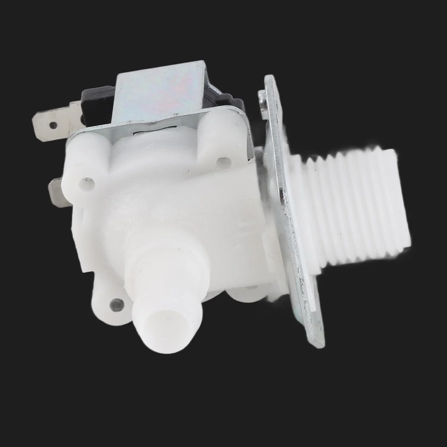 شیر برقی DC 12V کاربردی Cryfokt، شیر ورودی آب پلاستیکی + برنجی N/C، بادوام برای تجهیزات الکتریکی