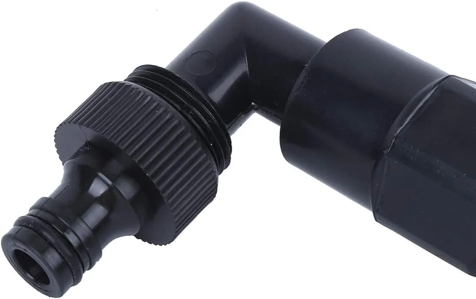 نازل آبیاری باغبانی، شیر ورودی آب، بادوام، کاربردی، لوازم باغبانی (ست 4 تکه 1 اینچی زرد رنگ)