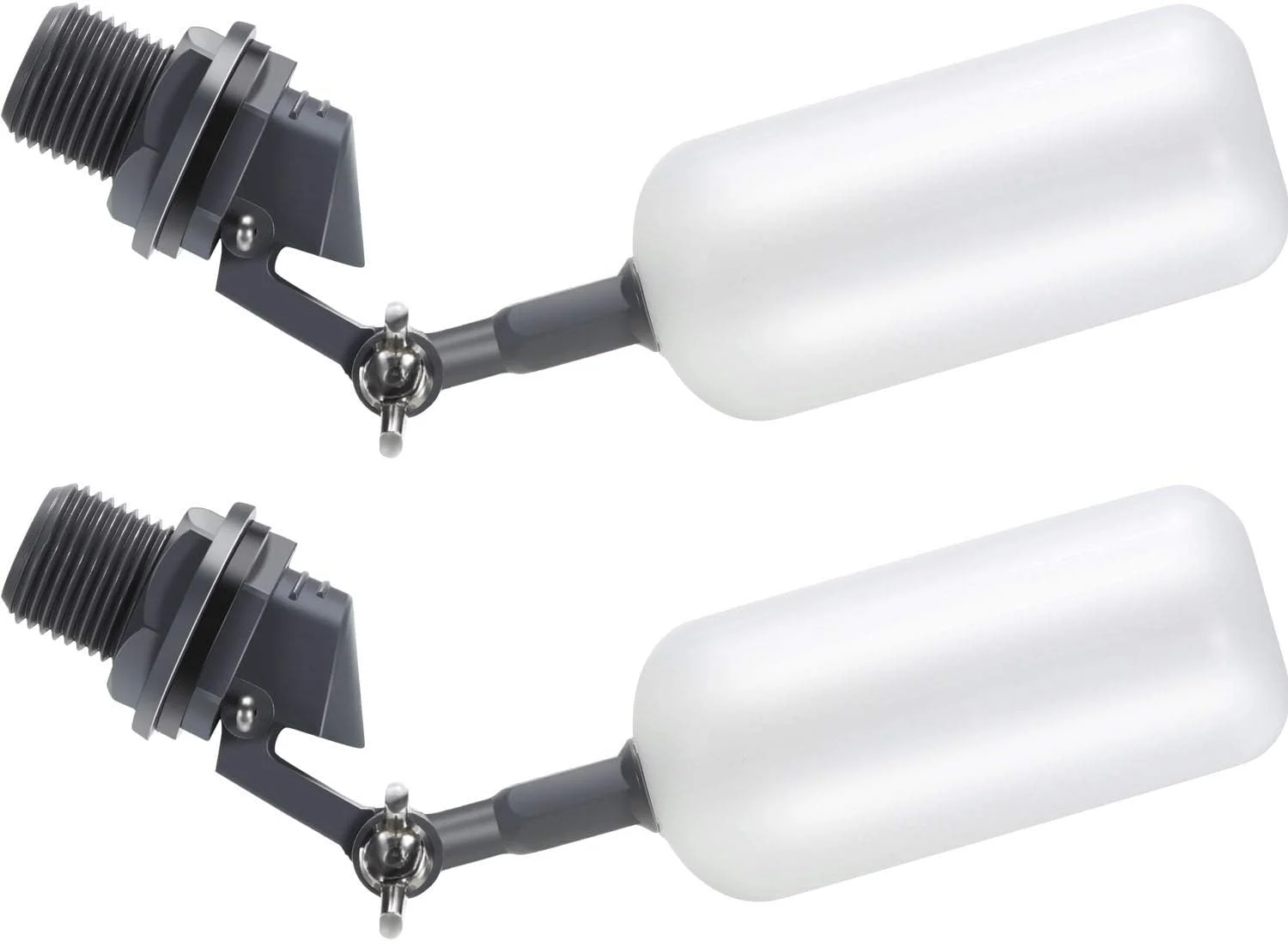 شیر شناور توپی، لوله تغذیه 1/2 اینچ نر، پرکننده خودکار مخزن آب رطوبت ساز با بازوی قابل تنظیم برای حوضچه ها، آبشخور دام، آکواریوم ها، آبزی پروری، هیدروپونیک و مخزن (2 عدد) شیر شناور توپی، لوله تغذیه 1/2 اینچ نر، پرکننده خودکار مخزن آب رطوبت ساز با بازوی قابل تنظیم برای حوضچه ها، آبشخور دام، آکواریوم ها، آبزی پروری، هیدروپونیک و مخزن (2 عدد)