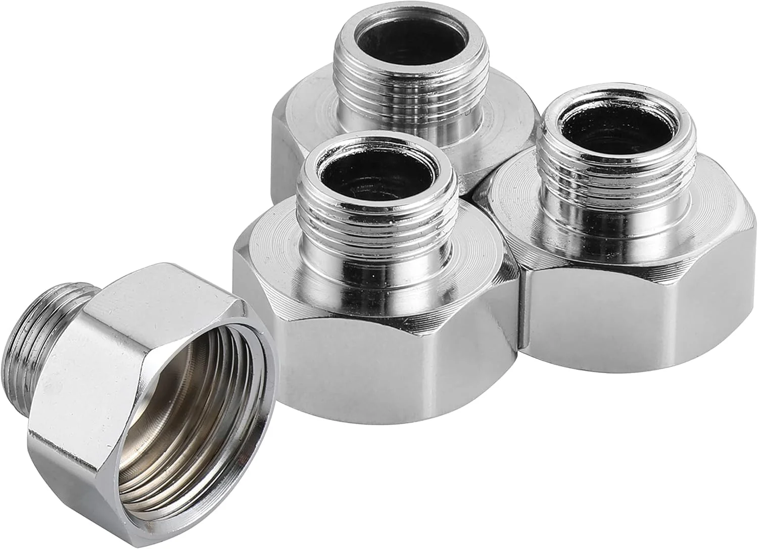 اتصالات لوله کشی استیل Benting شامل 4 عدد تبدیل مادگی G1/2 اینچ به نری 3/8 اینچ، اتصالات فشاری لوله آب شیر آشپزخانه و حمام، اتصالات لوله کشی به همراه واشرهای لاستیکی اتصالات لوله کشی استیل Benting شامل 4 عدد تبدیل مادگی G1/2 اینچ به نری 3/8 اینچ، اتصالات فشاری لوله آب شیر آشپزخانه و حمام، اتصالات لوله کشی به همراه واشرهای لاستیکی