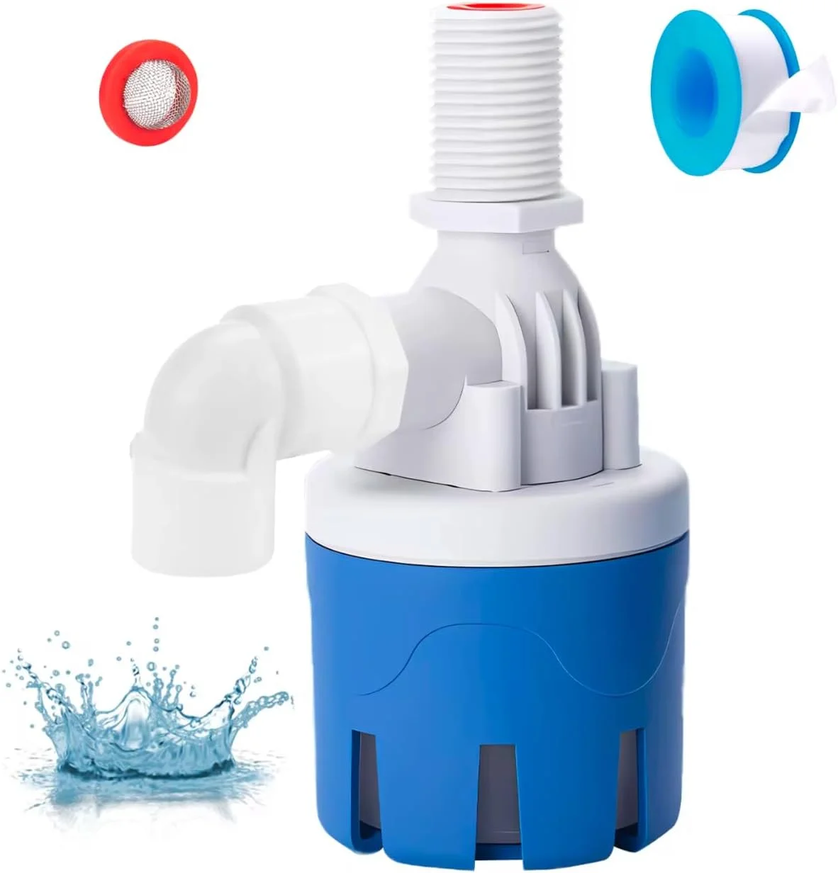 شیر قطع کن خودکار آب، سایز 3/4، بهترین برای ورودی تانک ماهی و استخر، شیر توپی خودکار برای آکواریوم، شیر توپی برای مصارف تجاری، قطع کننده ورودی آب برای حوض