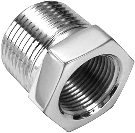 بوشن تبدیلی روپیچ عباسعلی سایز 3/4 به 1/2 مناسب اتصال لوله ماشین لباسشویی به شیر زاویه ای به همراه نوار تفلون