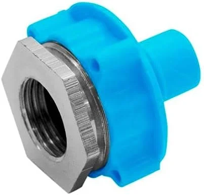 بوشن تبدیلی روپیچ عباسعلی سایز 3/4 به 1/2 مناسب اتصال لوله ماشین لباسشویی به شیر زاویه ای به همراه نوار تفلون