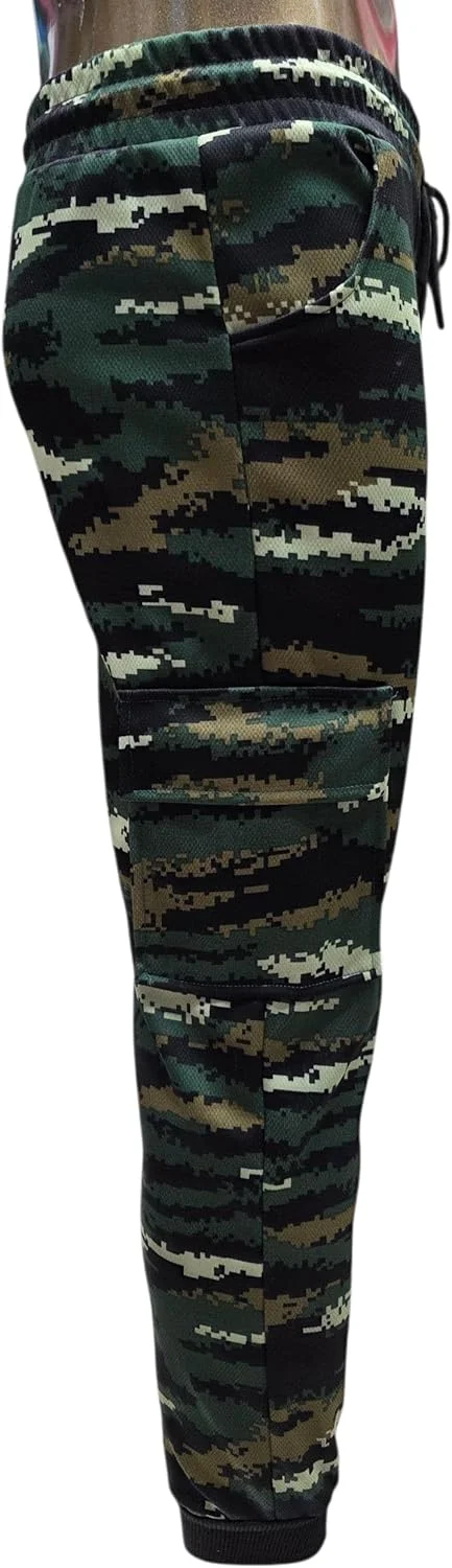 شلوار جاگر ارتشی طرح دیجیتال، مدل اسلیم فیت با 4 جیب، کمر بند دار، استایل خیابانی نظامی شلوار جاگر ارتشی طرح دیجیتال، مدل اسلیم فیت با 4 جیب، کمر بند دار، استایل خیابانی نظامی