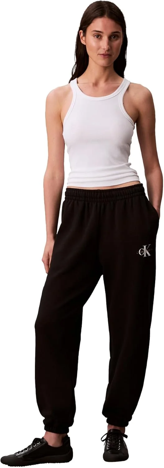 شلوار جاگر زنانه کلوین کلاین با لوگوی مونوگرام شلوار جاگر زنانه کلوین کلاین با لوگوی مونوگرام