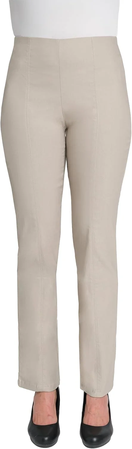 شلوار زنانه بریگز نیویورک مدل Super Stretch Luxe Millenium با درزهای جلویی شلوار زنانه بریگز نیویورک مدل Super Stretch Luxe Millenium با درزهای جلویی