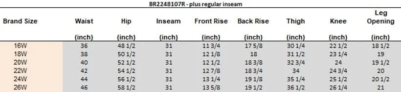 شلوار زنانه سایز بزرگ بریگز نیویورک، راحتی کامل شلوار زنانه سایز بزرگ بریگز نیویورک، راحتی کامل