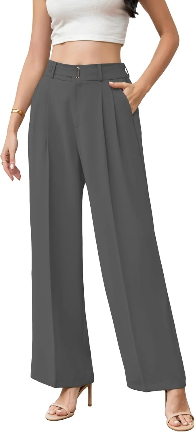 شلوار زنانه پاچه گشاد بتوسلاین، شلوار اداری راسته و غیررسمی برای زنان، سایز ایکس اسمال تا 3 ایکس لارج شلوار زنانه پاچه گشاد بتوسلاین، شلوار اداری راسته و غیررسمی برای زنان، سایز ایکس اسمال تا 3 ایکس لارج