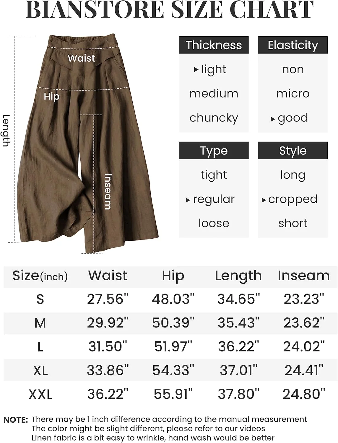 شلوارک زنانه Bianstore، شلوار گشاد لینن، قد کوتاه، کمر کشی، شلوار پالازو کژوال با جیب شلوارک زنانه Bianstore، شلوار گشاد لینن، قد کوتاه، کمر کشی، شلوار پالازو کژوال با جیب