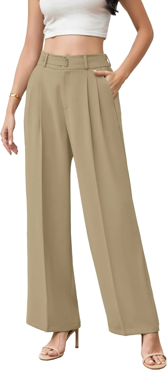 شلوار زنانه دمپا گشاد بتوسلاین، شلوار اداری رسمی و شیک، سایز ایکس اسمال تا 3 ایکس لارج، رنگ خاکی، قد بلند شلوار زنانه دمپا گشاد بتوسلاین، شلوار اداری رسمی و شیک، سایز ایکس اسمال تا 3 ایکس لارج، رنگ خاکی، قد بلند