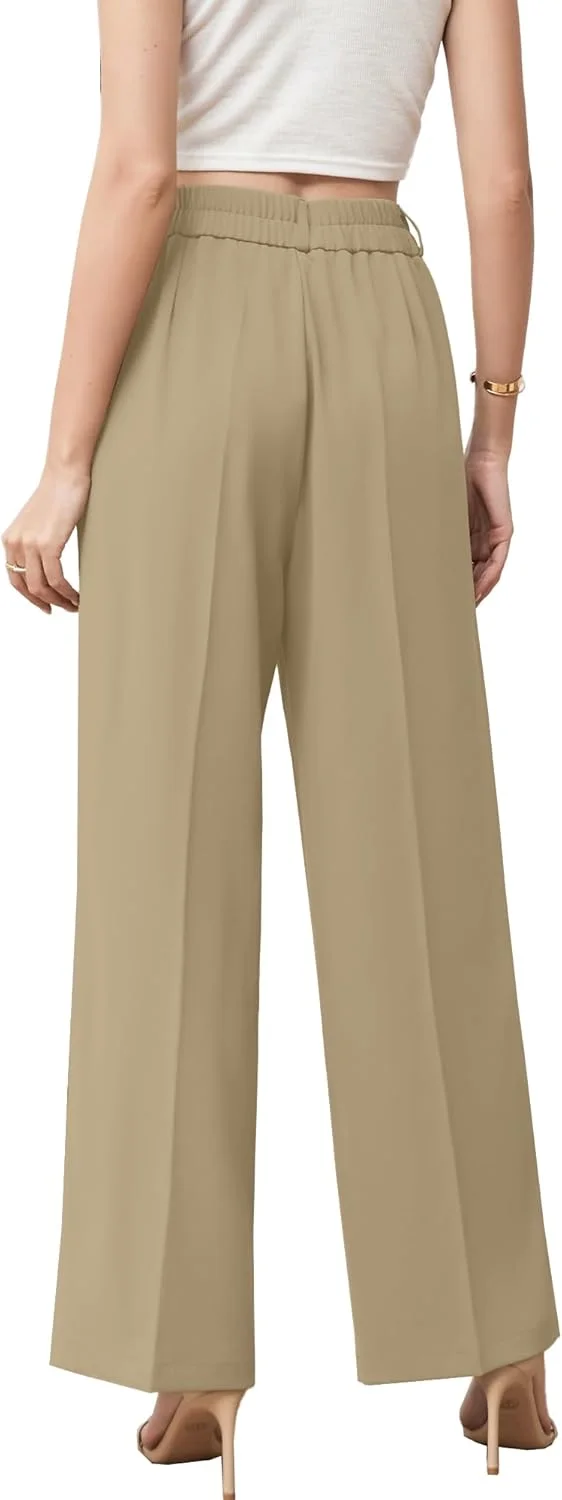 شلوار زنانه دمپا گشاد بتوسلاین، شلوار اداری رسمی و شیک، سایز ایکس اسمال تا 3 ایکس لارج، رنگ خاکی، قد بلند شلوار زنانه دمپا گشاد بتوسلاین، شلوار اداری رسمی و شیک، سایز ایکس اسمال تا 3 ایکس لارج، رنگ خاکی، قد بلند