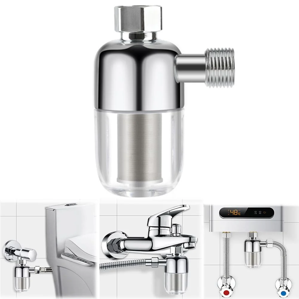 فیلتر رسوب گیر 40 میکرون JEWJIO، فیلتر آب رسوب گیر قابل استفاده مجدد برای حمام، دوش و آشپزخانه، سیستم پیش تصفیه برای آب شهری/چاه، فیلتر فولاد ضد زنگ 316 بدون نیاز به تعویض، اتصال 1/2 اینچ فیلتر رسوب گیر 40 میکرون JEWJIO، فیلتر آب رسوب گیر قابل استفاده مجدد برای حمام، دوش و آشپزخانه، سیستم پیش تصفیه برای آب شهری/چاه، فیلتر فولاد ضد زنگ 316 بدون نیاز به تعویض، اتصال 1/2 اینچ