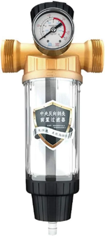 پیش تصفیه کننده مرکزی کل خانه با شیر بکواش و فیلتر مسی برای مصارف خانگی پیش تصفیه کننده مرکزی کل خانه با شیر بکواش و فیلتر مسی برای مصارف خانگی