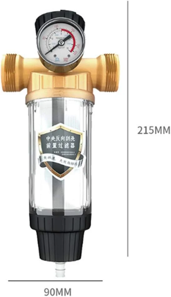 پیش تصفیه کننده مرکزی کل خانه با شیر بکواش و فیلتر مسی برای مصارف خانگی