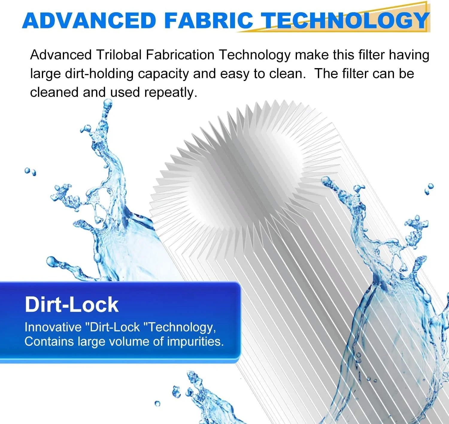 فیلتر رسوب توری 5 میکرون 20 اینچ در 4.5 اینچ GOLDEN ICEPURE مناسب برای DuPont WFHDC3001، GE FXHSC، Culligan R50-BBSA، Pentek R50-BB، W50PEHD، GXWH40L، CP5-BBS بسته 2 عددی فیلتر رسوب توری 5 میکرون 20 اینچ در 4.5 اینچ GOLDEN ICEPURE مناسب برای DuPont WFHDC3001، GE FXHSC، Culligan R50-BBSA، Pentek R50-BB، W50PEHD، GXWH40L، CP5-BBS بسته 2 عددی