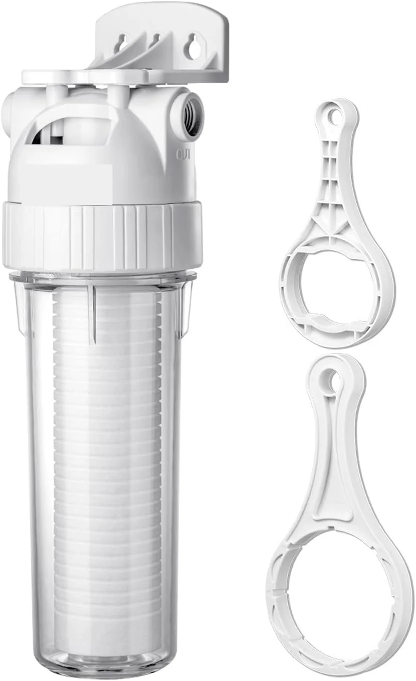 سیستم پیش تصفیه آب اسمز معکوس 5 میکرون برای کل خانه، فیلتر رسوب گیر، تصفیه کننده آب، پیش فیلتر پنبه ای PPF 10 اینچی (رنگ: بدنه و 5 عدد فیلتر، سایز: X) (بدنه و فیلتر X) سیستم پیش تصفیه آب اسمز معکوس 5 میکرون برای کل خانه، فیلتر رسوب گیر، تصفیه کننده آب، پیش فیلتر پنبه ای PPF 10 اینچی (رنگ: بدنه و 5 عدد فیلتر، سایز: X) (بدنه و فیلتر X)