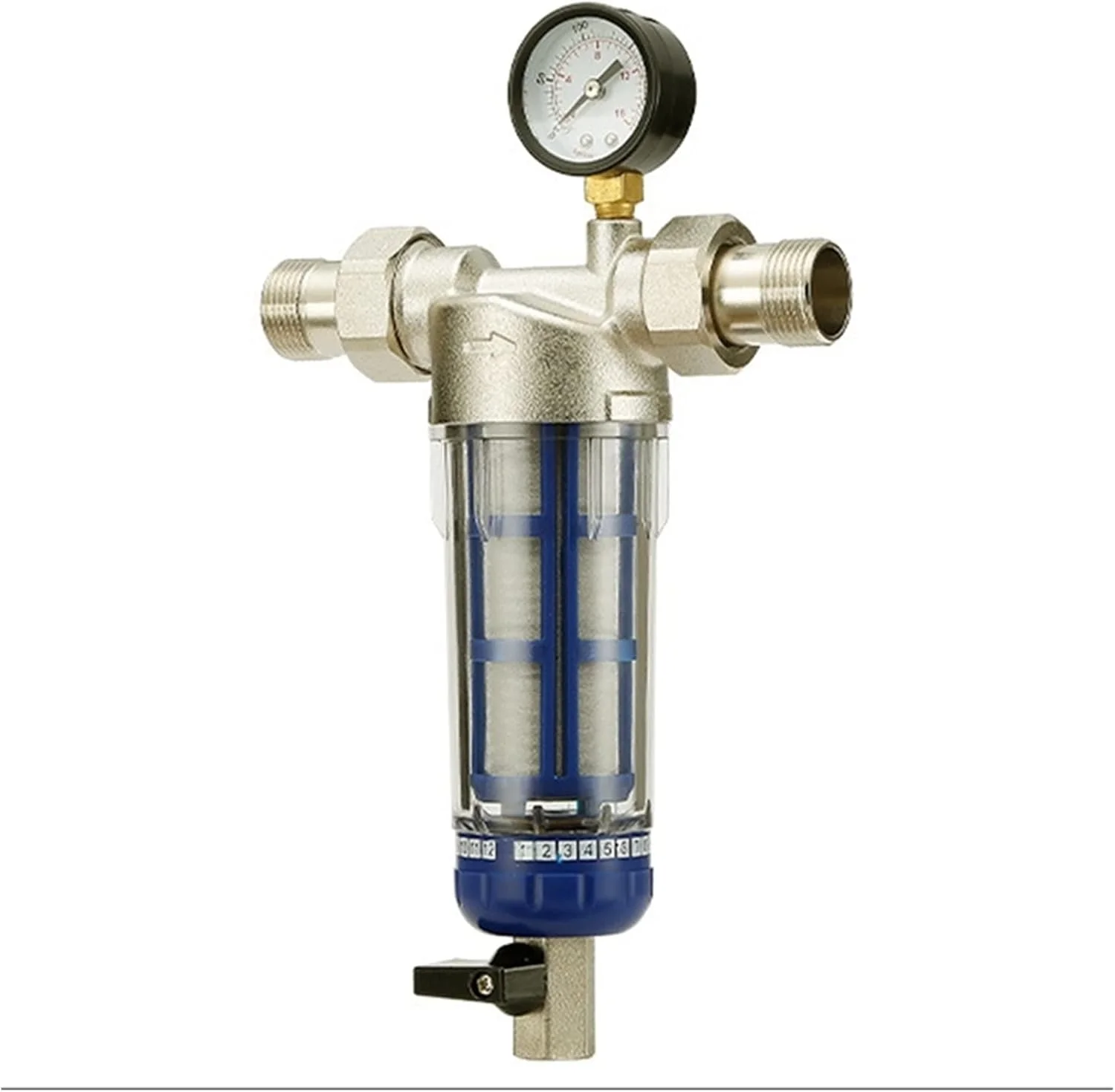 فیلتر تصفیه آب اسمز معکوس، محافظ سیستم پیش فیلتر آب قابل شستشو و استفاده مجدد برای کل خانه فیلتر تصفیه آب اسمز معکوس، محافظ سیستم پیش فیلتر آب قابل شستشو و استفاده مجدد برای کل خانه