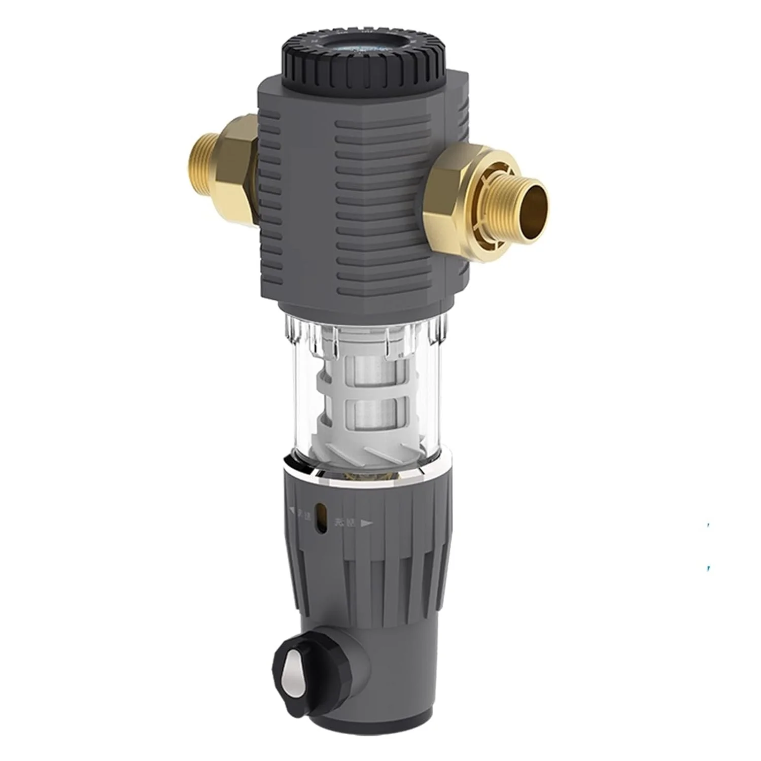 سیستم فیلتر آب Esloy با اسکرابر چرخشی خودکار، پیش فیلتر بکواش، فیلتر رسوب اسپین داون کل خانه، پیش فیلتر تصفیه کننده آب 40um چند منظوره