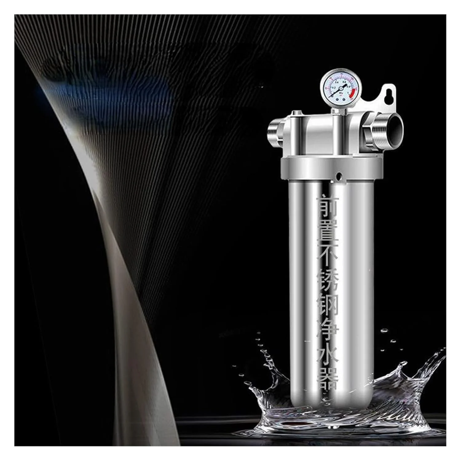 سیستم فیلتر آب SJHDKLW، فیلتر آب استیل ضد زنگ 304 برای آب چاه، آب لوله کشی، تصفیه آب خانگی و تجاری با جریان بالا، تصفیه کننده مرکزی کل خانه، چند منظوره (اتصال 25 میلی متری) سیستم فیلتر آب SJHDKLW، فیلتر آب استیل ضد زنگ 304 برای آب چاه، آب لوله کشی، تصفیه آب خانگی و تجاری با جریان بالا، تصفیه کننده مرکزی کل خانه، چند منظوره (اتصال 25 میلی متری)